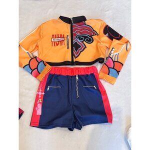 Demon Hunters Rumi Costume, 3-Piece Set (Jacket ,Tank Top & Shorts) NWOT